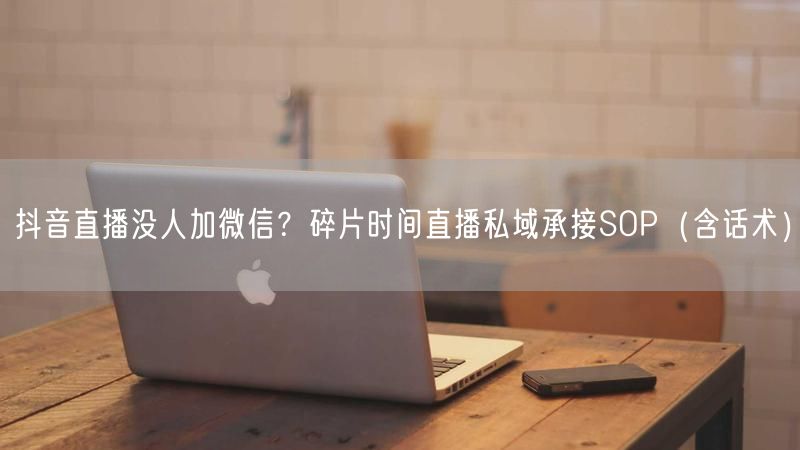 抖音直播没人加微信？碎片时间直播私域承接SOP（含话术）