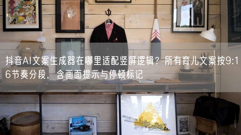 抖音AI文案生成器在哪里适配竖屏逻辑？所有育儿文案按9:16节奏分段，含画面提示与停顿标记