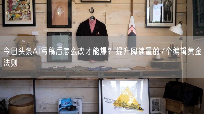 今日头条AI写稿后怎么改才能爆？提升阅读量的7个编辑黄金法则