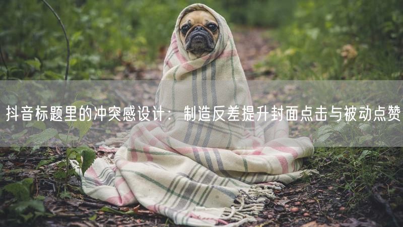 抖音标题里的冲突感设计：制造反差提升封面点击与被动点赞